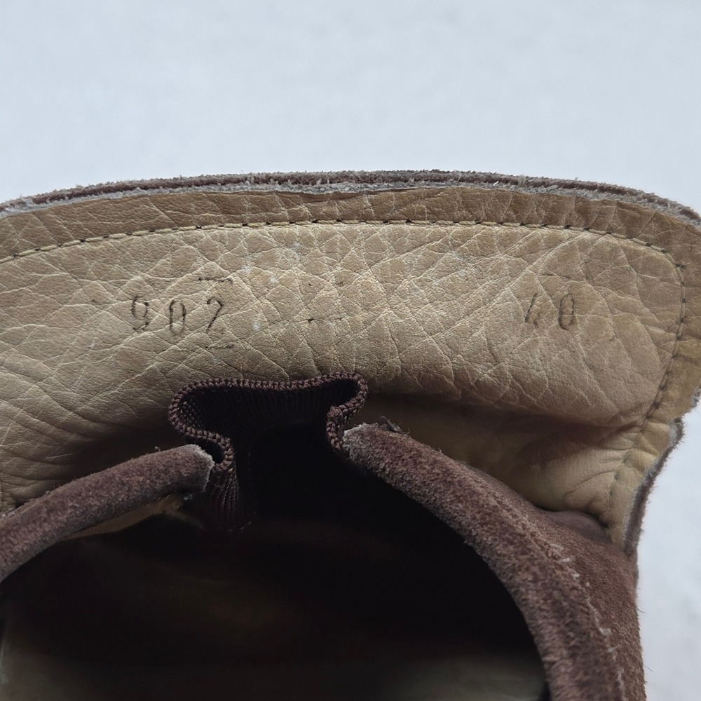 Vintage Lord Bacher Men's‎ Suede Chukka Loafers Size 7.5(40) Made in Italy - Picture 10 of 12